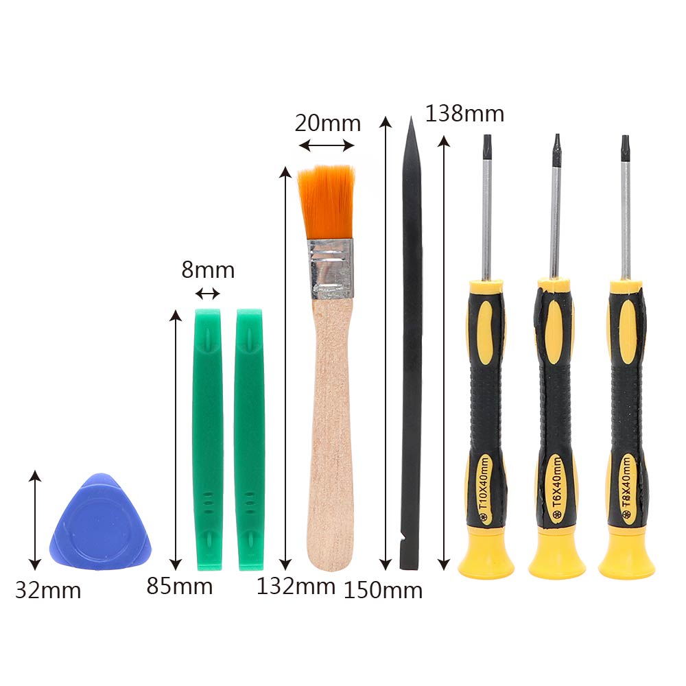 8 шт./компл. отвертка Torx T8 T6 T10 H35, инструменты для открытия, набор инструментов для ремонта отверток для Xbox One Xbox 360 PS3 PS4