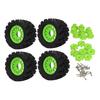 4 шт. Колеса и шины для радиоуправляемых моделей, Неравномерная текстура, Сильное сцепление, Утолщенные, Утяжеленные, Запасные резиновые шины для радиоуправляемых моделей