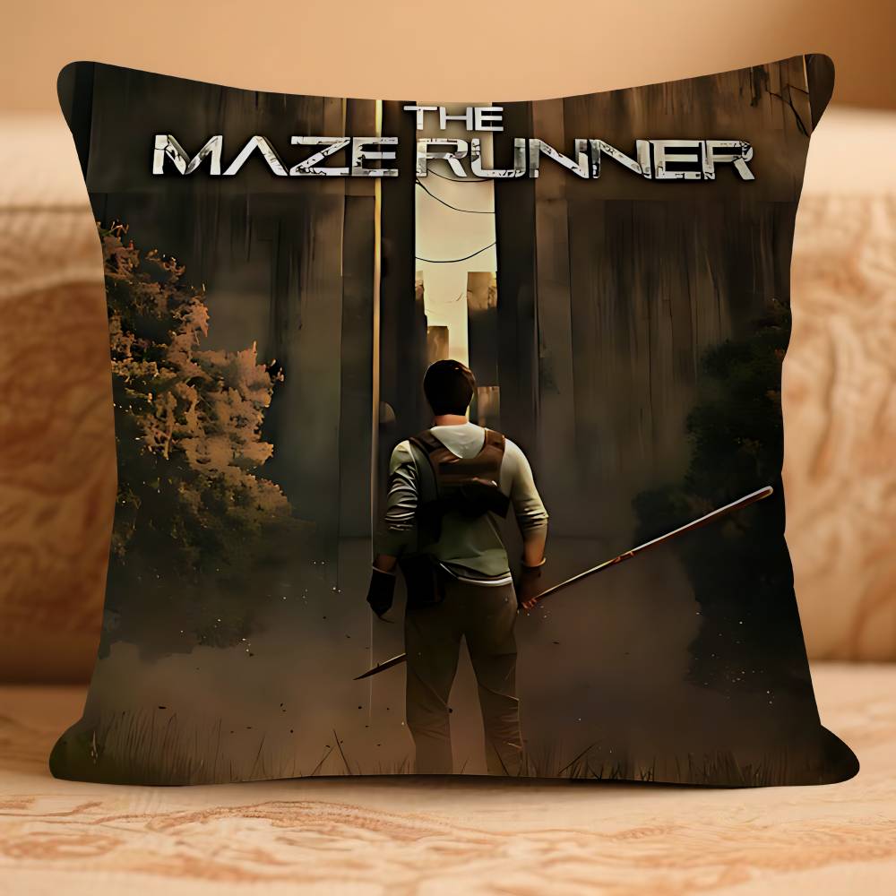 MovieS-T-Бегущий в лабиринте Наволочка Съемная Моющаяся Наволочка для подушки – Всесезонный Мягкий Лен