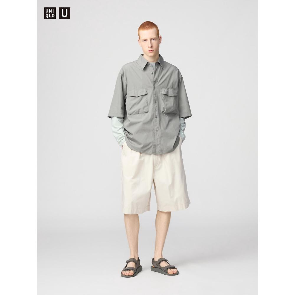 Uniqlo Широкие полубрюки