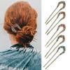 Girls Chignon Vintage Crystal U Shaped Hair Chopsticks Hair Pins Hairstyle Accessory Hair Sticks