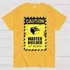 Caution Master Builder Cotton Summer Casual Cool Loose T-Shirt