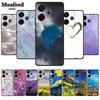 Модный чехол для Xiaomi Poco M6 Pro Девичий чехол для Funda Poco M6 Coque Мягкий силиконовый чехол для телефона Защитный чехол для Xiaomi Poco M6 Pro
