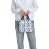 Bfdi Pattern Insulated Lunch Bag for Women Children Portable Food Boxes Thermal Lunch Box Tote