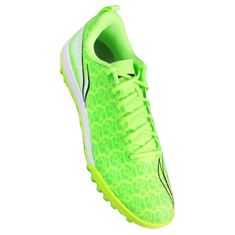 Li-Ning Удобный универсальный MG (Резиновый короткий стержень) Футбольные бутсы с искусственным покрытием PU, нескользящие, износостойкие, мужские, зеленые ASFU043-2