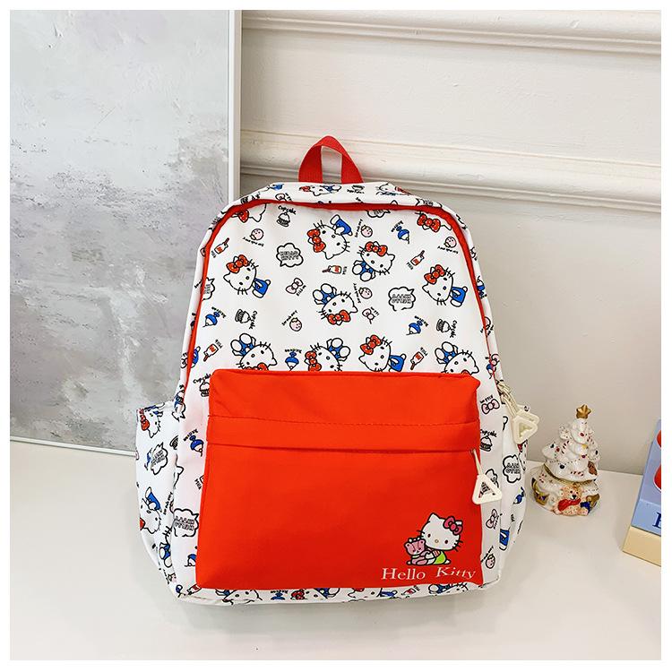Школьные рюкзакиНовый детский рюкзак с мультяшным принтом для девочки, милый повседневный универсальный рюкзак