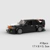 190E MOC Скоростной Автомобиль Креативный Супер Гоночный Транспорт Модель Строительный Блок Гоночный Ралли Спорт Кирпич Рождественский Подарок Игрушка Город технический