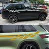 Виниловые наклейки на борт автомобиля для внедорожника, автогонок, спортивного стайлинга, длинные полосы, графические полосы, декоративная наклейка, аксессуары для тюнинга