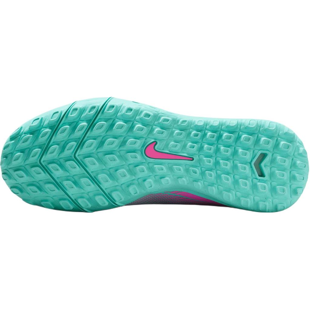 Nike Mercurial Vapor 16 Academy Zoom Удобные Мягкие Прочные Низкие Футбольные Бутсы Детские кроссовки Серо-зеленые Фиолетовые FQ8284-301