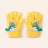 Warm Mittens Boys Full Finger Gloves Cartoon Dinosaur Crocodile Knitted Kids Windproof Anti-ColdCute Baby Winter Gloves