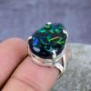Green Triplet Opal Gemstone Handmade 925 Sterling Silver Jewelry Dainty Ring