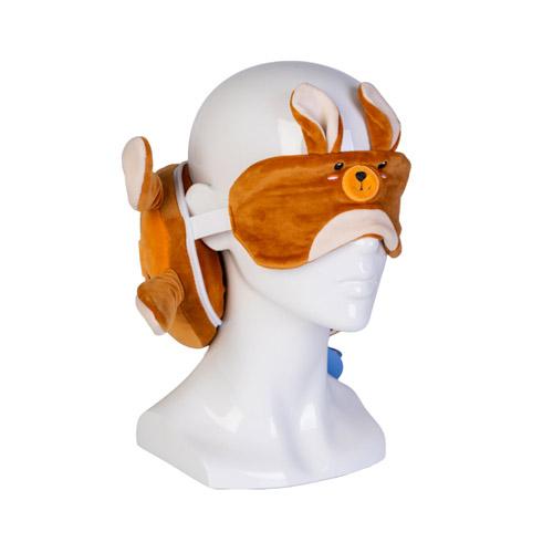 Smoosho's Pals Travel Mask and Pillow Set (Kangaroo)