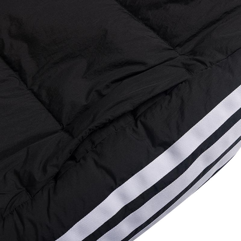 adidas Essentials 3-Stripes Puf D V Логотип бренда Спортивный Повседневный Пуховик Теплый Безрукавный Жилет Мужской жилет Черный KH3991