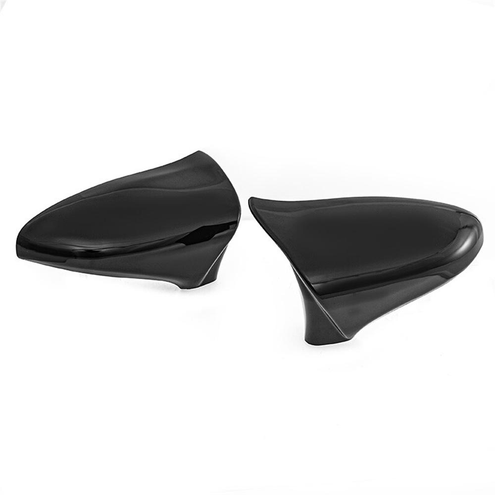 Зеркальные накладки M Horn Глянцево-черные для Lexus IS RC 200 300 350 450 2014-2020
