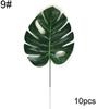 10 шт. искусственные растения поддельные листья монстеры для декора стен гостиной и вечеринки