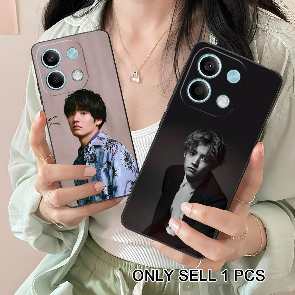 Akaso Eiji Матовый ТПУ Чехол для Мобильного Телефона для Xiaomi Redmi Note 14 13 12 11 S Pro Plus 4G 5G Цветной Печатный Чехол