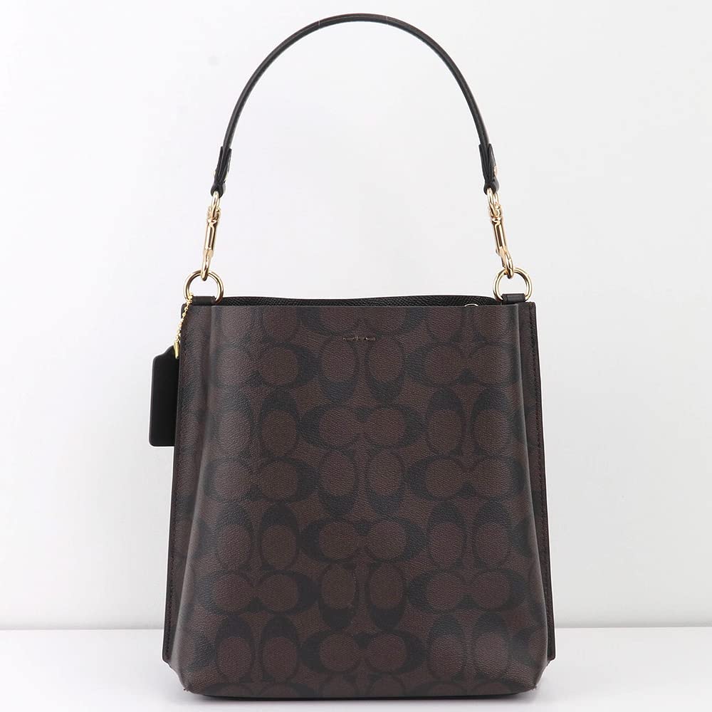 Сумка через плечо CA582 2way Signature Brown [Coach] женская (IMAA8 Черный) [Элемент]