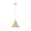 Decorative Pendant Light 1xE27 23W IP20 – Beige Metal