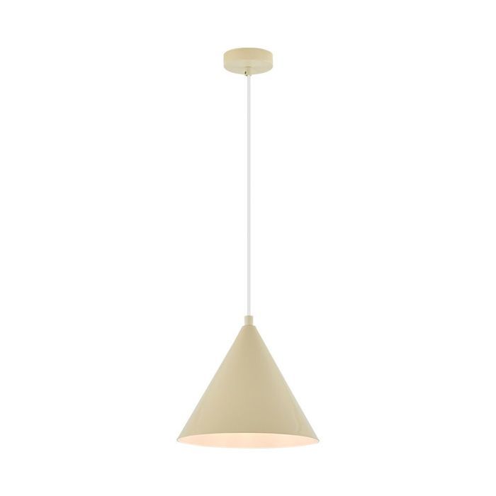 Suspension décorative 1xE27 23W IP20 – Métal beige