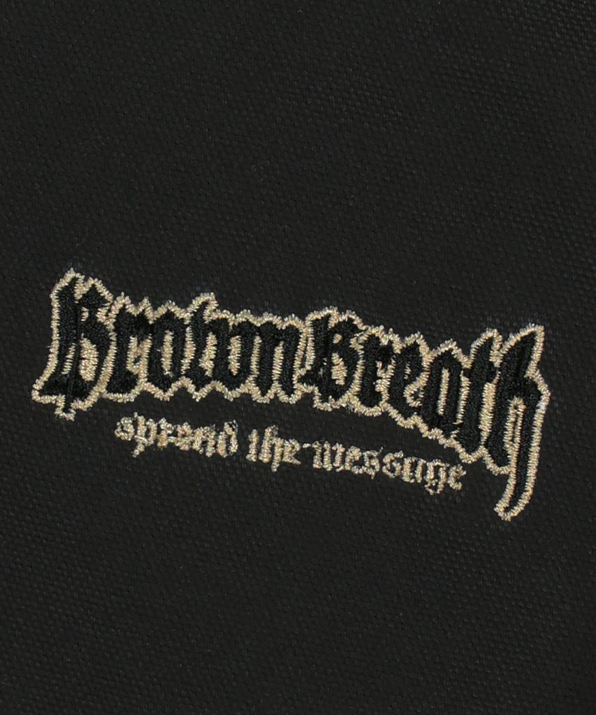 Brownbreath Оксфордская куртка с капюшоном на молнии - Черная