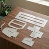 Multi-sized Sewing Pattern Ruler Clear Acrylic Set, Curve Templates And Precision Cutting Guides Fabric for Crafts Tool, Handbag Making DIY
