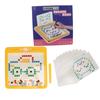 Magnetic Doodle Board Educational Puzzle Magnetic Dots Doodle Board with 12 Double Sided Card for 3
