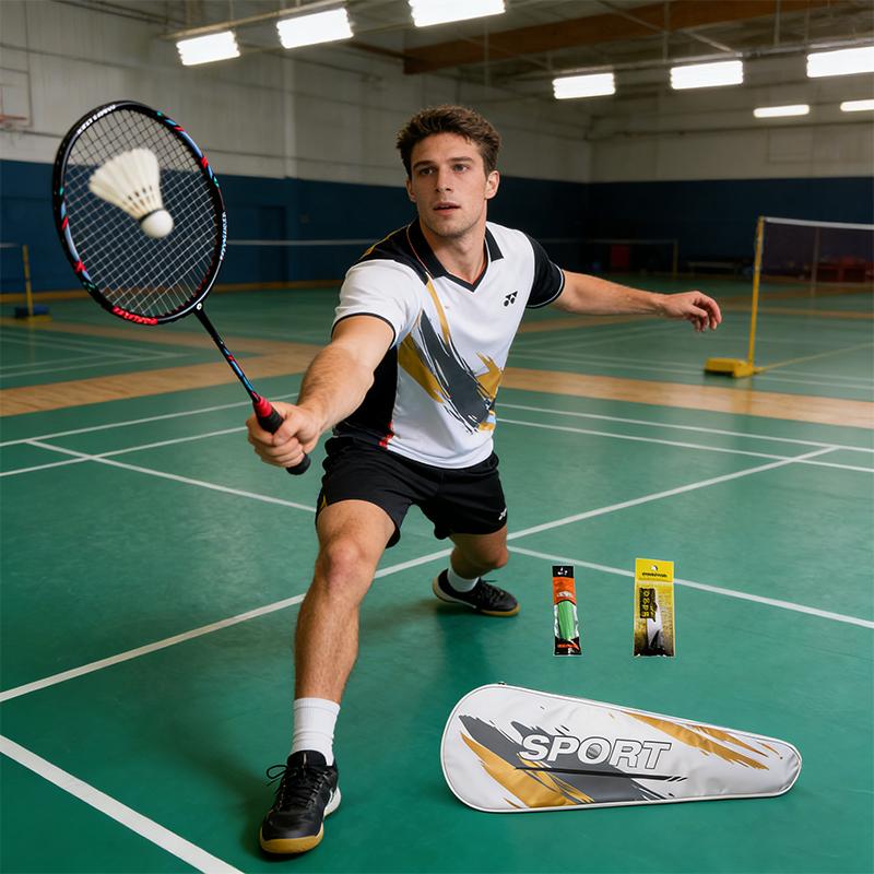 22 фунта бадминтонная ракетка углеродное волокно мужчина женщина взрослый высокая эластичность прочная основная ракетка для атаки защита Соревновательный уровень