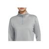 Nike Футболка Therma-Fit One Solid Color Casual Sports Training с воротником-стойкой и длинным рукавом для женщин, серая DD6573-073
