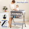 Регулируемый по высоте пеленальный столик для детских подгузников, складной, многофункциональный, 0-3 года, уход за новорожденными, стол для пеленания
