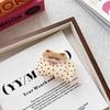 Korean Style Plaid Dog Crab Clip Puppy Small Shark Clip Sweet Spotted Cat Hair Clip  Headdress