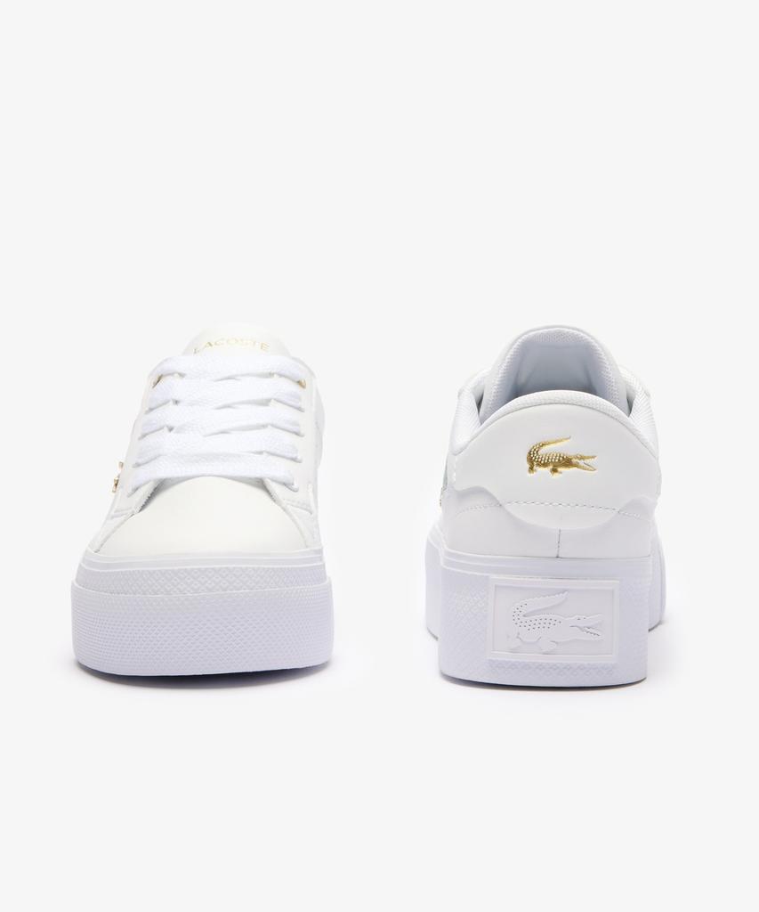 Женские кожаные кеды на платформе Lacoste Ziane Rz8005W56G 216