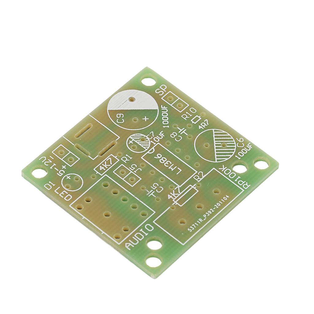 LM386 Комплект аудиоусилителя Супер Мини Умный Электронный DIY Модуль Плата FR4‑A Печатная Плата 3‑12 В