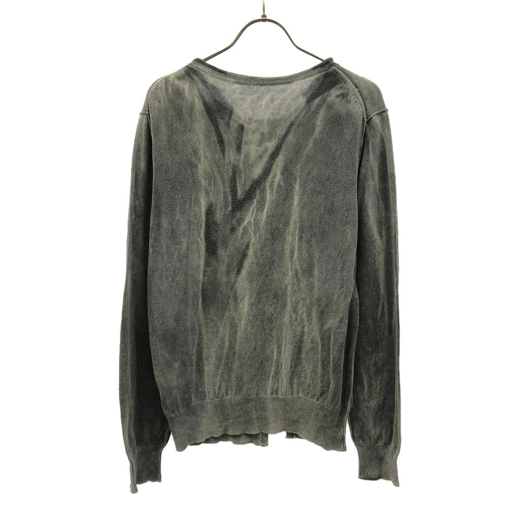 Y's Хлопковый кардиган с длинным рукавом 2 Серый Мужской Б/у