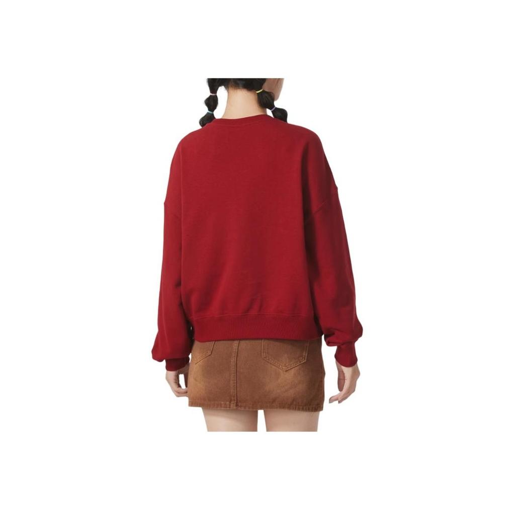 Puma Sports Lifestyle Collection FW24 Letter Logo Print Comfortable Casual Versatile Sweatshirt Women Sweatshirt Red 630952-13