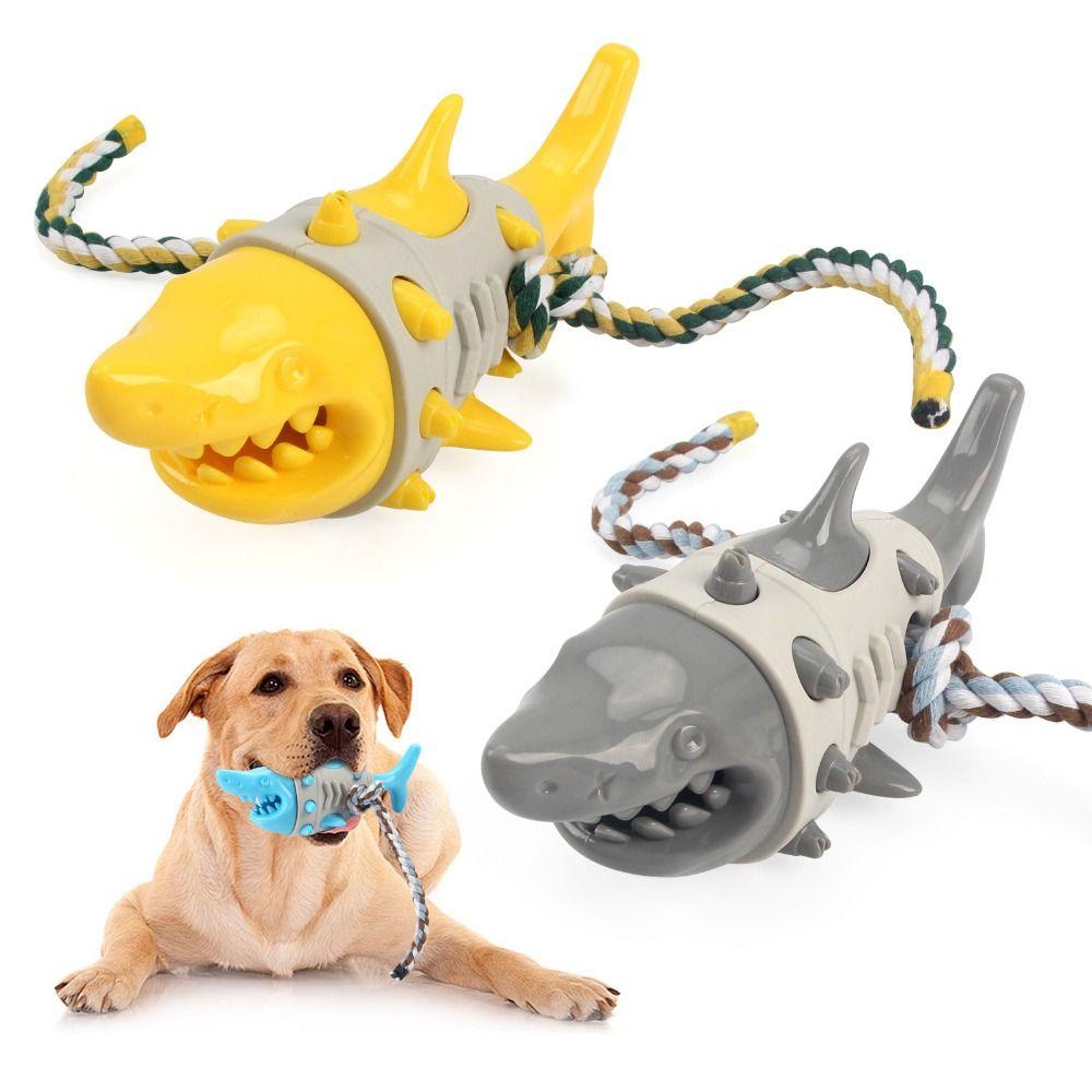 Bite-resistant Pet Leaking Food Toy Simulated Shark Pet Training Toy  Sniffing Hiding Food