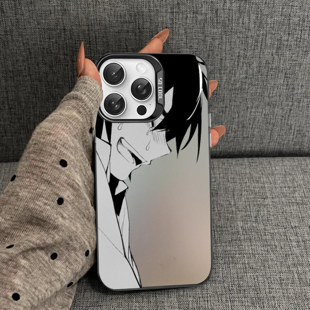 Чехол для телефона Аниме Серафим Конца Юичиро Хякуя Для iPhone16 15 14 13 12 11 Pro Max X XR 8 7Plus Матовый Ударопрочный Задняя крышка