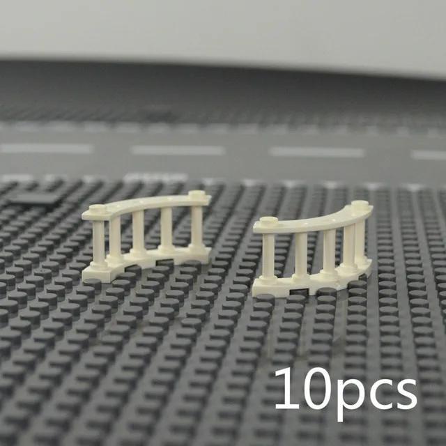 Сделай сам Собирает Частицы 6140 2486 6187 Технические Детали MOC Рельсы Лестница Забор Перила Панель Барьер Лестница Город Строительные Блоки
