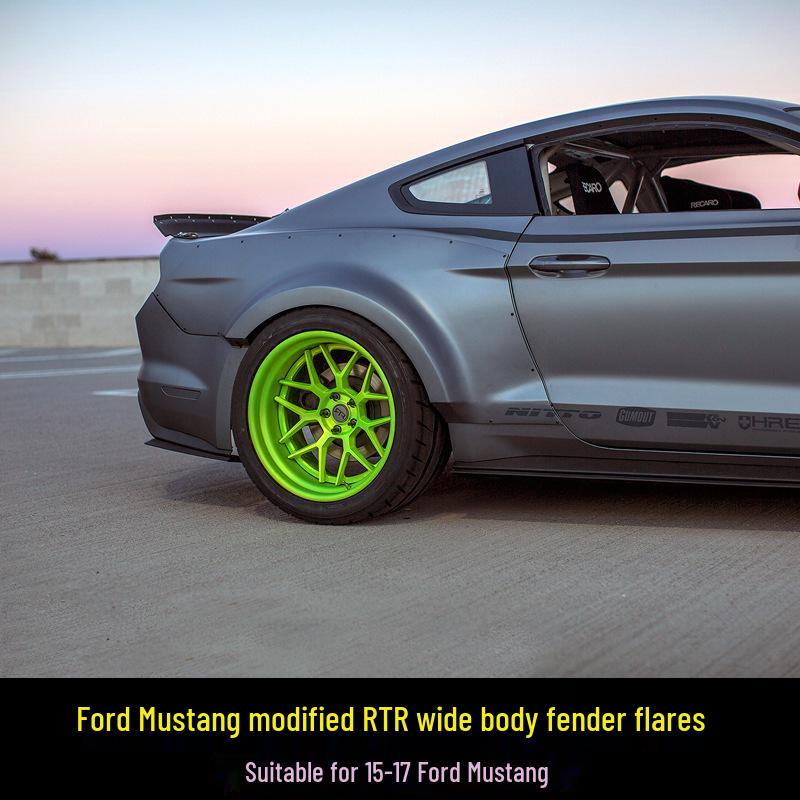 Ford Mustang RTR Style Wide Body Wheel Arches Fender Kit (2015-2017)