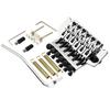 Musiclily Pro BL001 Tremolo Unit Bridge, 10.8mm Pitch, 34mm Brass Block, for Floyd Rose Electric Guitars, Chrome