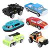 1:64 Alloy Car Toy Simulation Fire Fighting Truck Vehicle Model Children Kid Car Toy6pcs / Set