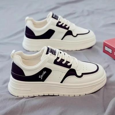 Модная женская обувь 2025 Высокое качество Шнуровка спереди Женские кроссовки Модная строчка Уличная Удобная Классическая Скейтборд Повседневные кроссовки