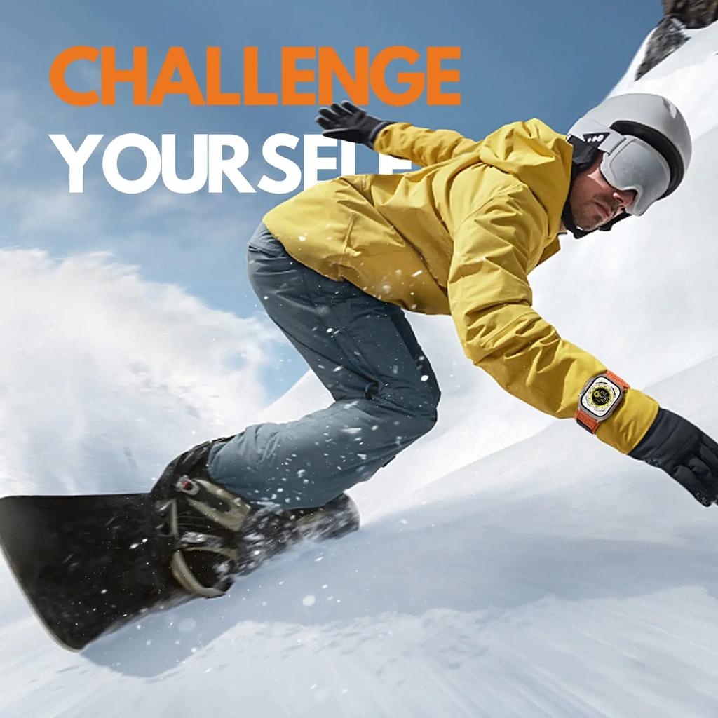 Ремешок для Apple Watch Ultra 3 49 мм Нейлоновый тактический спортивный ремешок для iWatch Series 11 46 мм 10 9 8 7 6 SE 5 4 45 мм 44 мм 42 мм 40 41 38 Браслет