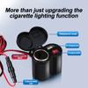 12V Motorcycle Handlebar USB Charger Waterproof Cigarette Lighter Socket with Switch Car Accessories Motorcycle Charger