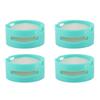 4PCS Odor Neutralizer Cartridge ABS Vacuum Cleaner Replacement Parts for Shark IZ400UK AZ3002 for