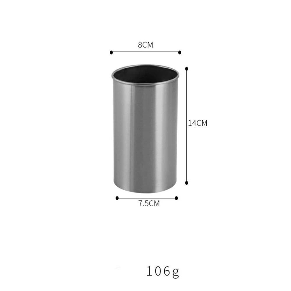 Multi-Purpose Use Chopsticks Tube Stainless Steel Scented Stick Holder Storage Cup Utility Item