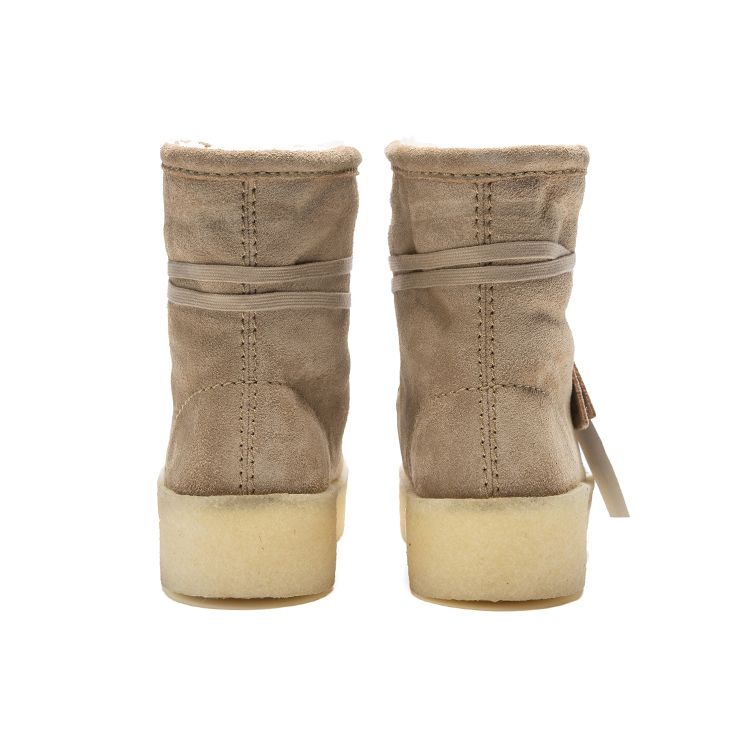 Clarks Оригинальные ботильоны на шнуровке с круглым носком для женщин, светло-коричневые 261634124