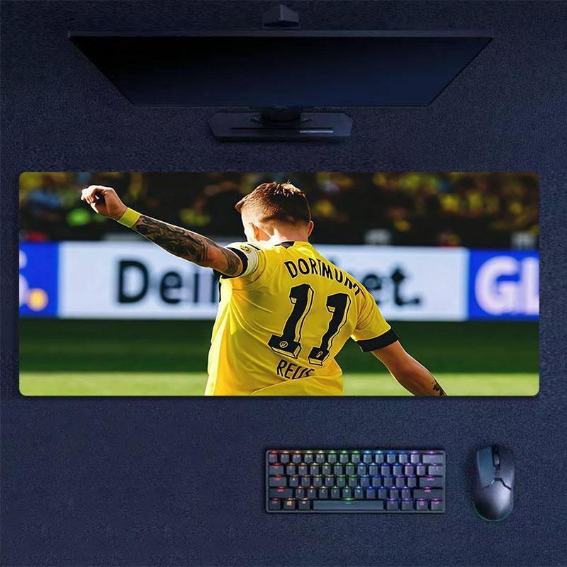 Marco Mouse Pad, Large Gaming Desk Mat, Non-slip XXL Mousepad for Laptop & Tablet, Mini PC Playmat with Stitched Edges