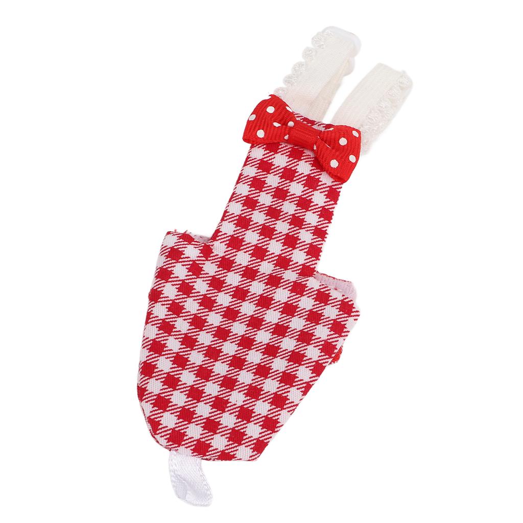 Подгузник для птиц Регулируемый Красный клетчатый узор Костюм пилота для попугаев Ара Волнистый попугайчик Попугай