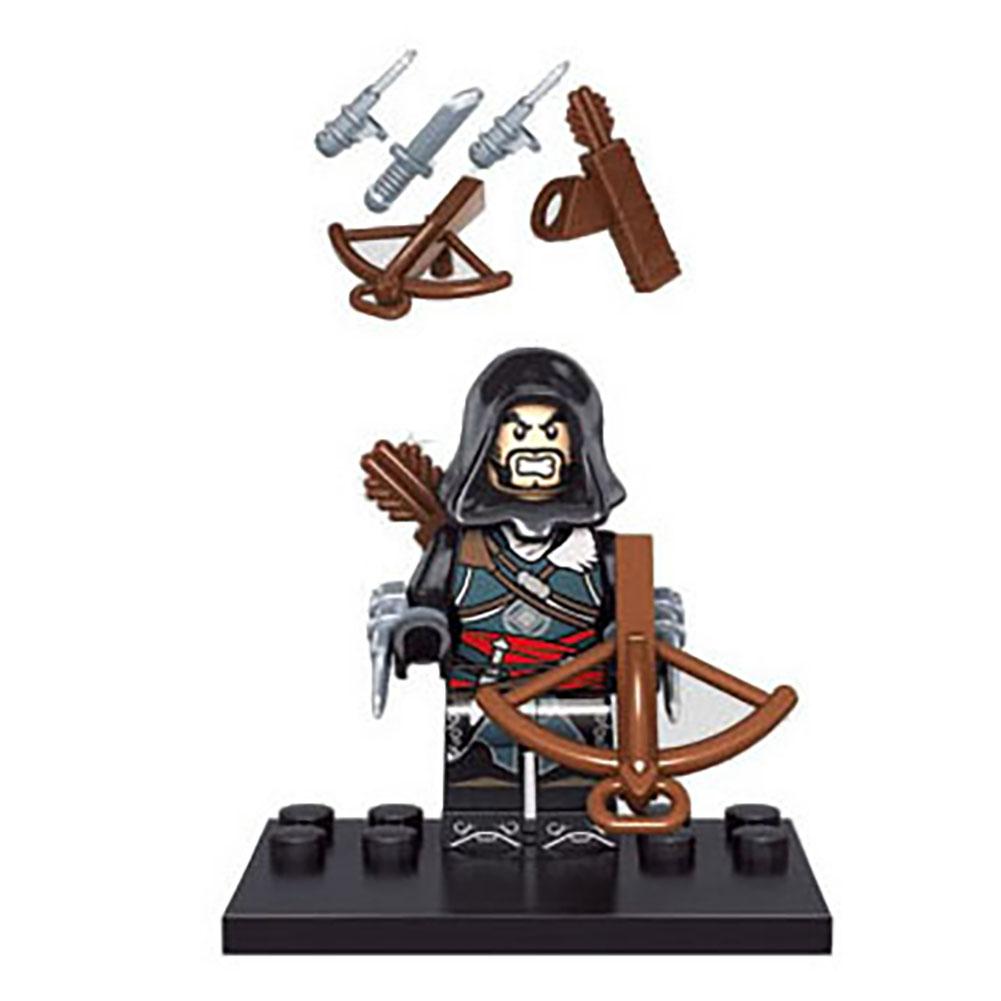 Минифигурки Серия Assassin Creed Кенуэй Флоренция Конструктор Сборный Вращающийся Игрушка Детские Подарки на День Рождения