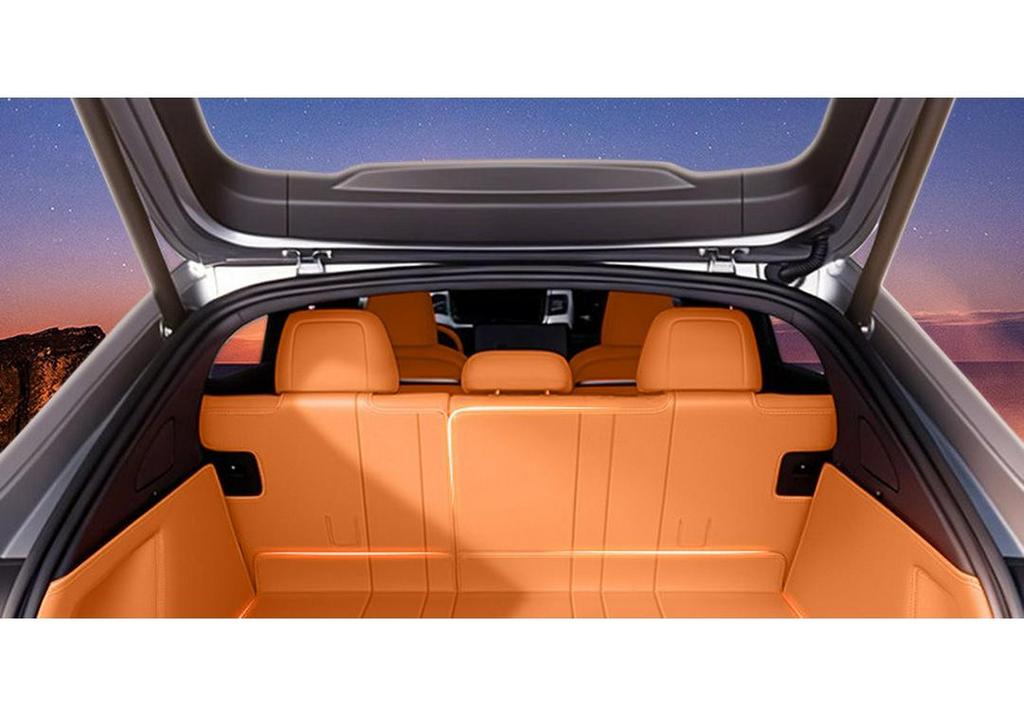 Полное покрытие коврика багажника ZHIJI LS8 для салона автомобиля новой модели с пятью/шестью сиденьями